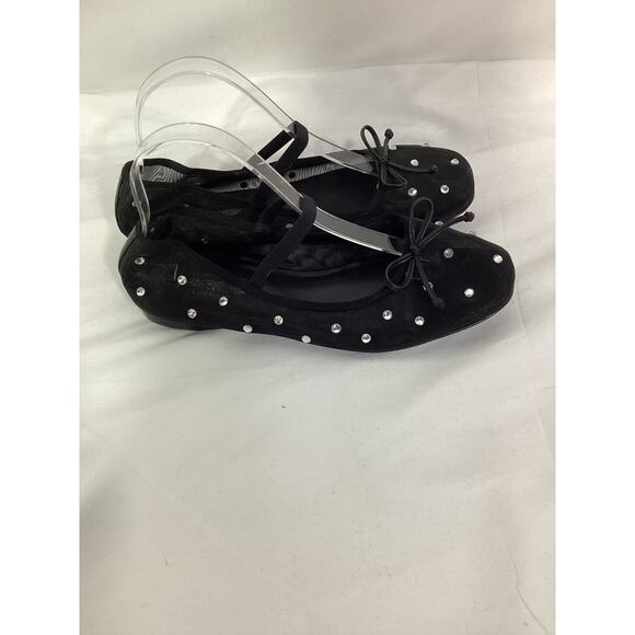 Free People 'Shine For You' Black Ballet Flats Size US 10 - Picture 4 of 5